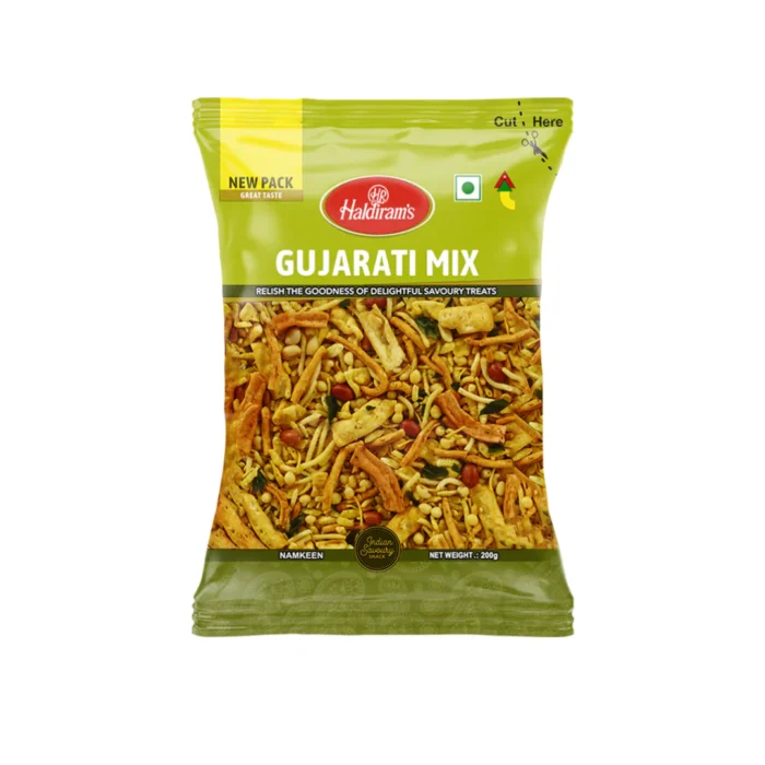 Snacksuri Orientale, Gujrati Mix, Haldiram's, 200g - imagine 1