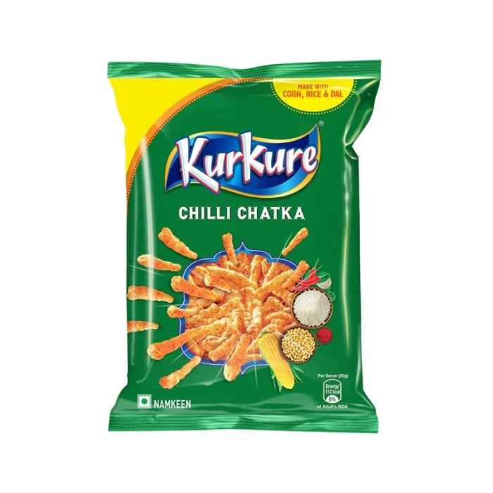 Snacksuri Orientale, Chilli Chatka, Kurkure, 75g - imagine 1