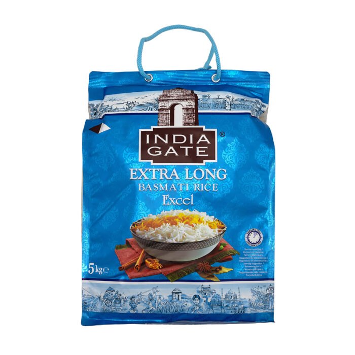 Orez Basmati, Extra Lung, India Gate, 5kg - imagine 1